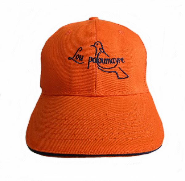 Casquette Lou paloumayre orange