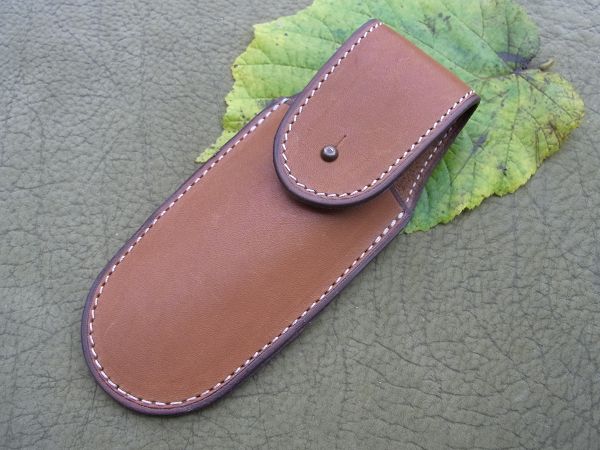 Etui de ceinture en cuir naturel